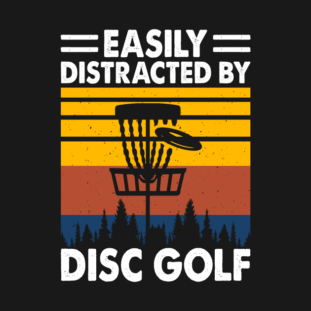 Funny Disc Golf T-Shirt by grizzlex