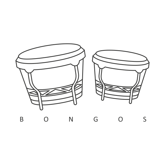 Bongos Minimalist by JDP Designs