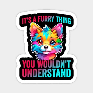 Furry Fandom Quote Cute Fursona Anthro Art Magnet