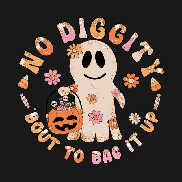 No Diggity 'bout to bag it up - Halloween by LMW Art