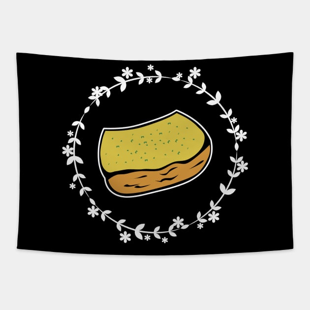 Garlic Bread Tapestry by LunaMay