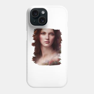 Portrait Painting of Mary Phone Case