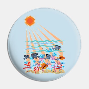 Under the sea there is a beautiful life Pin