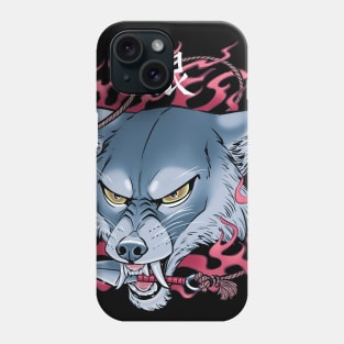 Angry Wolf Kunai Phone Case