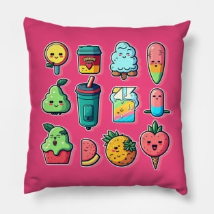 Fruit Emojis Pillow