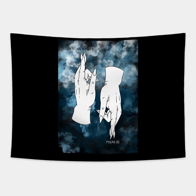 As above, So below Tapestry by Throwin9afit