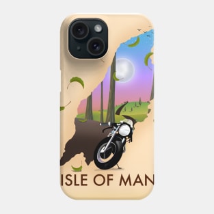 Isle of Man Travel poster Phone Case