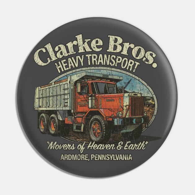 Clarke Bros. Heavy Transport 1959 Pin by JCD666