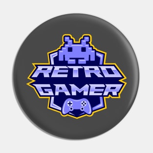 Retro invader Pin