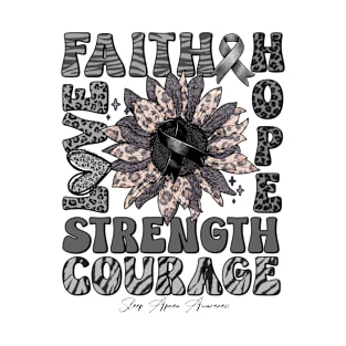 Sleep Apnea Awareness - Sunflower strong faith love T-Shirt