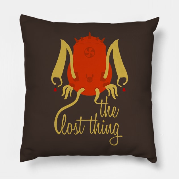 The Lost Thing Pillow by ChimpAndSea