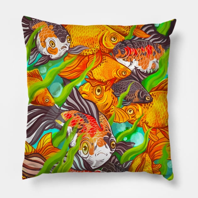 Goldfish Pillow by Cari.boou