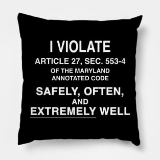 LGBT Pride Anti-Hate Laws Pillow