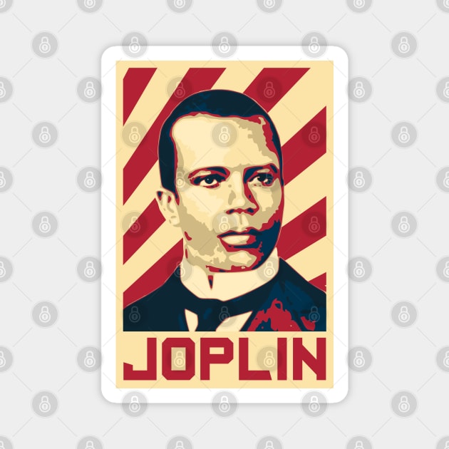 Scott Joplin Retro Magnet by Nerd_art