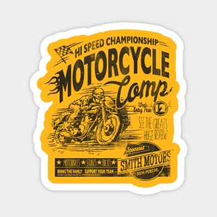 Motorcycle racing Magnet