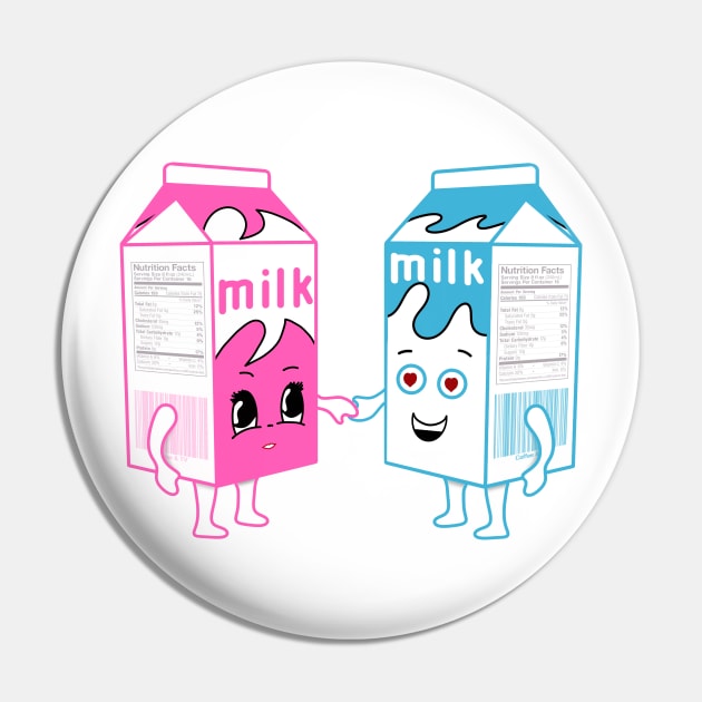 Love Milk Pin by TeawithAlice