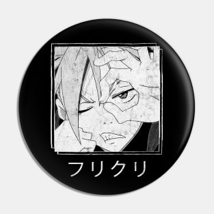 ---- Fooly Cooly (FLCL) --- Vintage Faded Aesthetic Pin