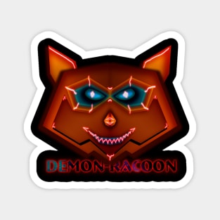 demon racoon Magnet