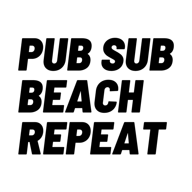 Pub sub, beach, repeat by Toad House Pixels