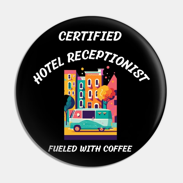 hotel receptionist Pin by vaporgraphic