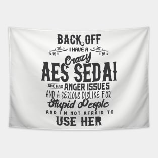 Crazy Aes Sedai (Dark) Tapestry