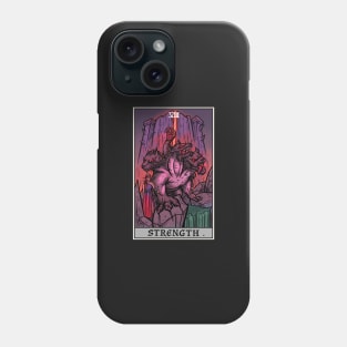 Strength Tarot Card Halloween Cerberus Persephone Witch Gift Phone Case