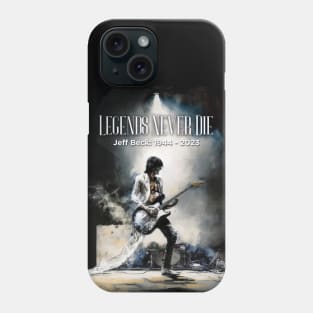 Jeff Beck No. 9: Legends Never Die , Rest In Peace 1944 - 2023 (RIP) Phone Case