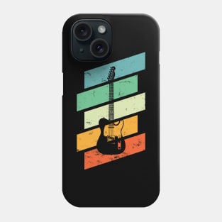 Vintage Style T-Style Electric Guitar Retro Colors Phone Case