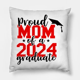 Proud Aunt Of A 2024 Graduate For Family Graduation Pillow