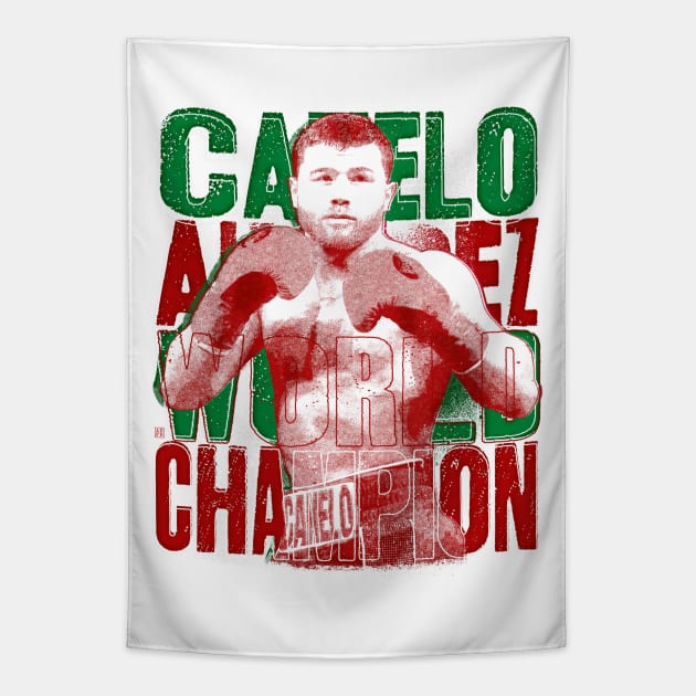 Canelo World Champion Tapestry by Aefe