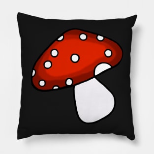 Red And White Mushroom Pillow