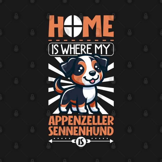 Home is with my Appenzeller Sennenhund by Modern Medieval Design