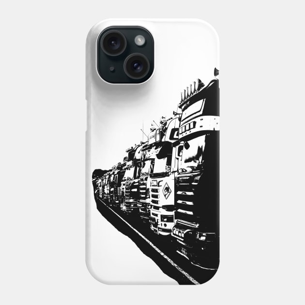 truck Phone Case by rickylabellevie