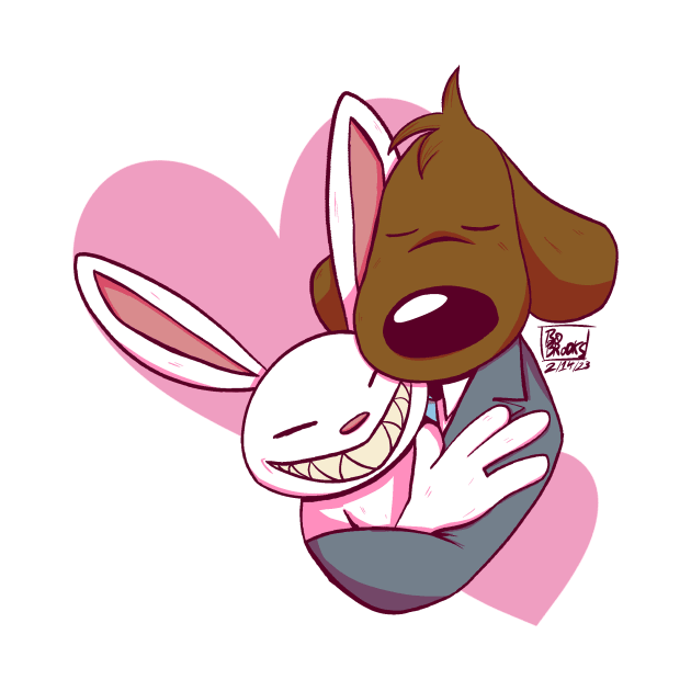 Sam and Max: Freelance Cuddlebugs by spaceagebarbie