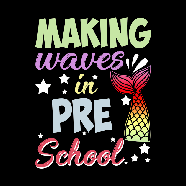 Mermaid Making Waves In Preschool Back To School by Chapmanx