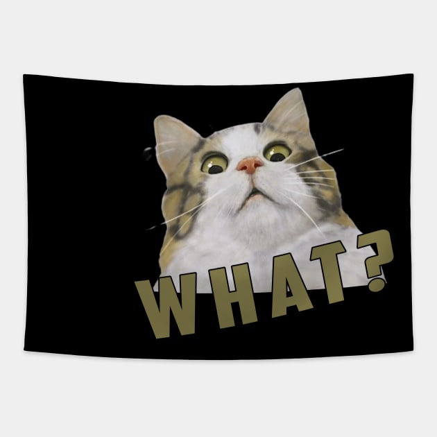 what Cat Meme: Funny newest sarcastic cat meme for cats lover Tapestry by Ksarter