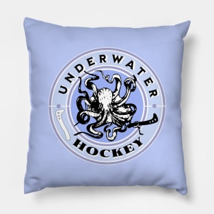 Underwater hockey "Octopush" design Pillow