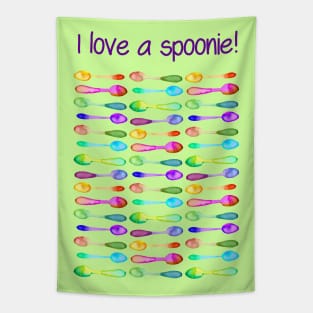 I Love A Spoonie! Tapestry