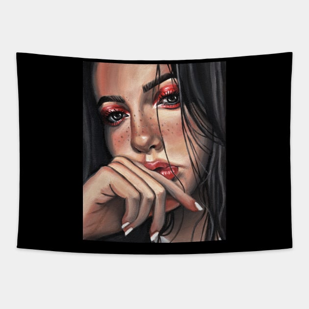 Babydoll Tapestry by Mercmichelle