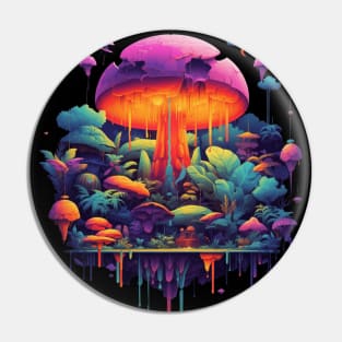 Trippy Mushroom Pin