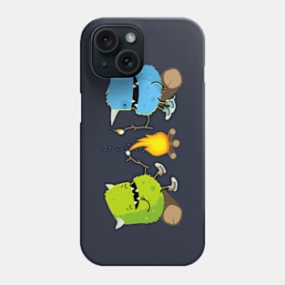 Camping monsters Phone Case