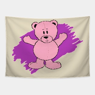 Bear in Rose Tapestry