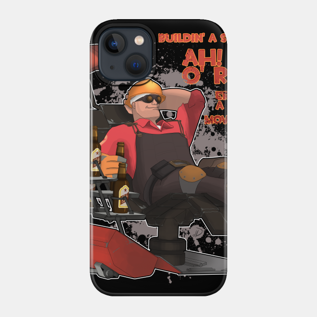 Red Engineer - Team Fortress 2 - Engineer - Phone Case