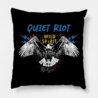 quiet riot wild spirit Pillow