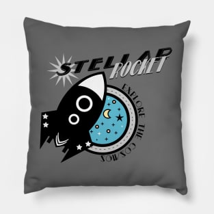 Stellar Rocket Pillow