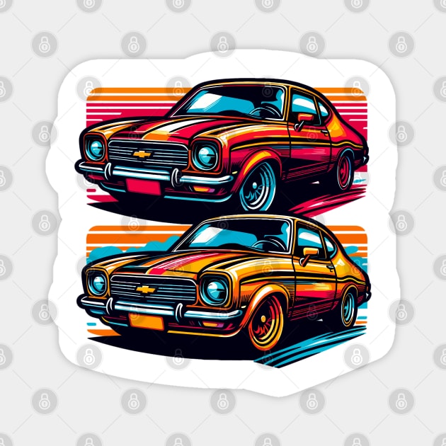 Chevy Vega Magnet by Vehicles-Art