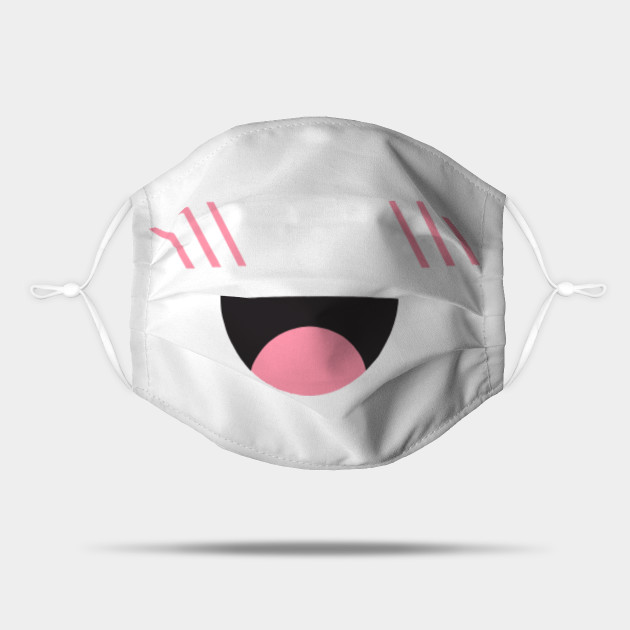 Roblox Super Super Happy Face Roblox Mask Teepublic - roblox girl face mask