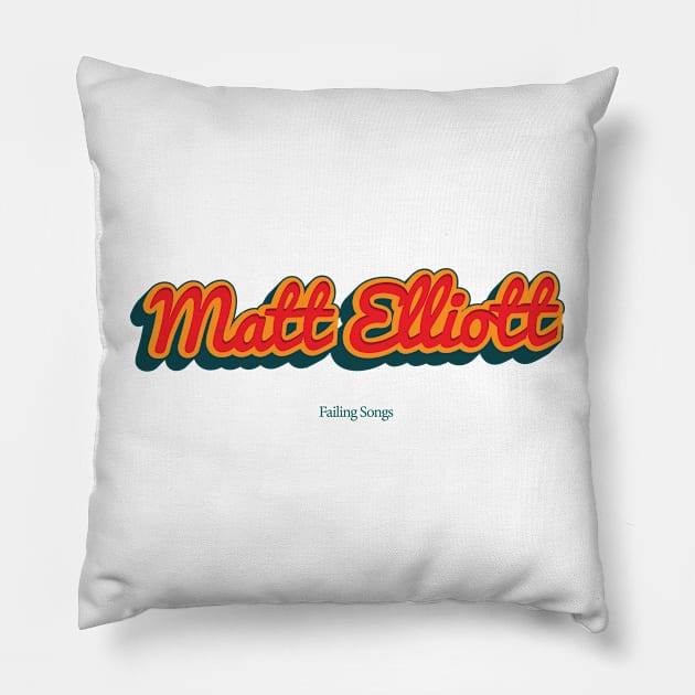 Matt Elliott Pillow by PowelCastStudio