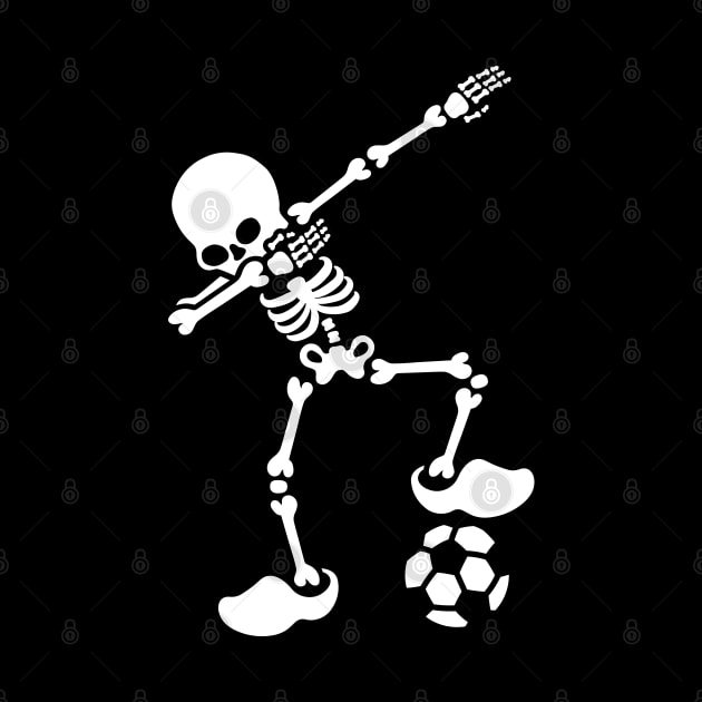 Dab dabbing skeleton Dutch soccer Holland clogs by LaundryFactory