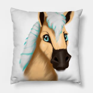 Cute Horse Drawing Pillow